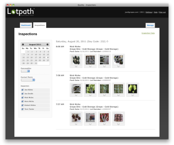 Lotpath Quality Web screenshot